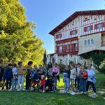 Visite des CM à la villa Arnaga à Cambo