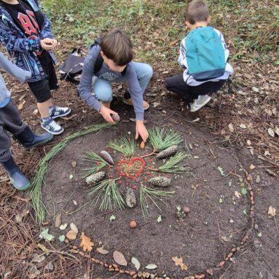 Sortie forêt pour les GS, CE2 et CMB